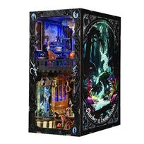 Book Nook Kit Rare Beast Collection Room 3D DIY Wooden Puzzle Handmade Bookshelf Dollhouse Model Bookend Building Home Deco