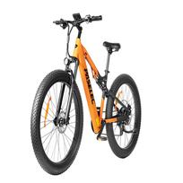 Fat Tire Electric Bike Hedatx GS9-3.0 48V 16Ah Battery Motor 500W with 5 Multi Riding Modes All-Terrain E-Bike oranžinė