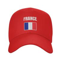 France National Flag Casual Baseball Cap Summer Trucker Hat Sun Hiking Fishing Snapback Cap Unisex Unisex Stylish Baseball Caps One Size white