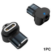 USB Type-C Charger Converter Aluminum Alloy Power Connector for imoo Watch Phone Z10 Z9 Z8 Z6S Vertical-Blue