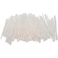 ABUL-200Pcs Plastic Transfer Pipettes 3Ml Disposable Dropper For Essential Oils skaidrios baltos spalvos
