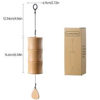 Bamboo Chord Wind Chime Resonant Relax Sound Wind Bell for Meditation Yoga Home Decor ruda