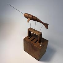 Swimming Narwhal Music Box | Handcrafted Wooden Ocean Decor, Melodic Marine Sculpture, Unique Gift for Fantasy Lovers (as the picture,15.5*5.8*17cm)