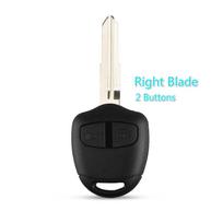 S Remote Car Key Shell For Mitsubishi Lancer Outlander Grandis Key Case 2/3 Button Right/Left Mit11/Mit8 Uncut Blade