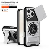 For Honor 400 lite Case Honor 400 lite Cover Phone Case Magsafe Magnetic Fold Holder Military Armor Camera Protection Cover HONOR 400 Lite