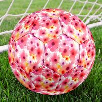 1 vnt. Gėlių abstraktus futbolo kamuolys Dydis 5 Futbolas Siūtas mašina Vidinis/Lauko Universalus futbolo kamuolio dovana W50 Size 5