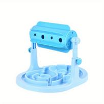 Anti-Choking Slow Feeder Dog Toy, Puzzle Food Leaking Toy, Treat Dispenser Ball for Dogs mėlyna