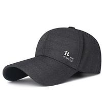 Spring Men's Long Brimm Peaked Cap Sunscreen Sports Baseball Cap Snapback Hat Sun Visor Hats Fishing Hat tamsiai mėlyna
