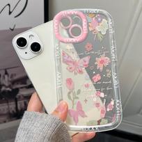 Mobiliųjų telefonų dėklai iPhone 11 13 XR 15 Pro Max 12 14 Pro Max dėklas iPhone 16 7 Plus 8 Plus XS Max Animacinis raštas Apsauga nuo kritimo Atspari smūgiams iPhone 6&6s balta