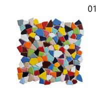 30x30cm Ceramic Pebble Mosaic Tiles Spa Pools Fish Ponds Bathrooms Anti-skid Floor Tiles Wall Background Decor Easy Cut