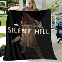 Silent Hill Horror Movie Game Soft Plush Blanket,Flannel Blanket Throw Blanket for Living Room Bedroom Bed Sofa Picnic Cover Kid 75x90cm