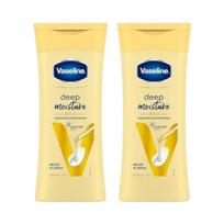 Vaseline Intensive Care Deep Moisture Body Lotion 200 ml X Pack of 2 Long-Lasting Hydration