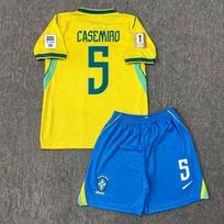 Brazilija 2026 m. Pasaulio taurės marškinėliai Gerbėjų versija, tas pats stilius, futbolo marškinėliai 26