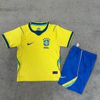 Brazilija 2026 m. Pasaulio taurės marškinėliai Gerbėjų versija, tas pats stilius, futbolo marškinėliai 16