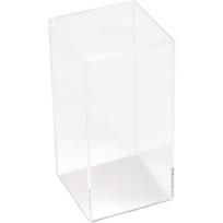 TRUSCO Acrylic Display 100 x 100 x 200 Widely 5-Sided Box, Rectangular, Clear, mm, Usable, ACB-101020