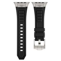 Ultra Sport Silicone Strap Smartwatch Sports Band Bracelet for Apple Watch Series 9 8 7 6 5 4 3 SE 44mm 42mm 45mm 49mm 42mm/44mm/45mm/49mm juoda