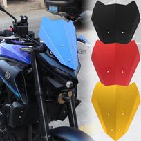 For YAMAHA MT25 MT03  2022 Windshield Windscreen Pare-brise Smoke MT-25 MT-03 Motorcycle Accessories Wind MT03 LOGO Black