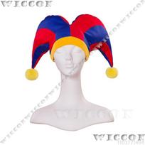 Cirko Klouno Cosplay Drabužiai perukas Helovinas Karnavalas Baisus Pommni Šventinė Kepurė Animacinis Pilnas Comic Con Unisex Apranga Perukas Rekvizitas XS