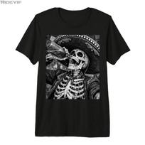 Skeleton Selfie Meme Funny Cinco De Mayo Day of The Dead Tshirt For Men Women 100 Cotton T Shirts Short Sleeve Tops 04172 S