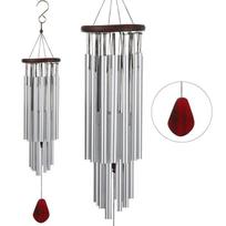 Large 27-Tube Metal Luxury Rectangle Waterfall Wind Chimes Chapel Bells Outdoor Garden Home Decor sidabras