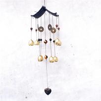 Factory Price Handmade Wind Chimes Outdoor Living Yard Garden Wind Bells Copper Alloy Solid Wood Metal Wind Chimes varis