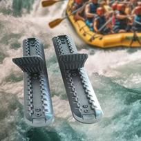 1 Pair Kayak Foot Support Spare Parts Lightweight Durability, Accessories Premium, Practical black