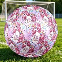 1pc Unicorn Fantasy Themed Soccer Ball, Size 5, Lightweight PVC Material, Outdoor Training Soccer Ball Gift. q62233 Size 5