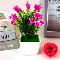Dirbtinis augalas Vestuvinė lelijos gėlė Kankorėžinė vazoninė vidaus apdaila Fuchsia Lily