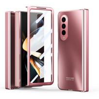„Samsung Z Fold 4 5g Anti-Drop“ mobiliojo telefono stiklinis dėklas, skirtas „Samsung Galaxy Z Fold 4 Fold4 Zfold4“ padengtas sulankstomas dangtelis for Samsung Z Fold 4 rožinio aukso spalvos
