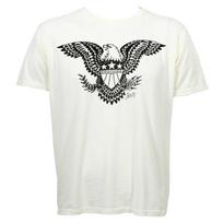 Sailor Jerry Tatuiruotės Juostos Žvaigždės Erelis Slim Fit Unisex Marškinėliai Balti S S