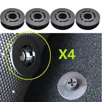 8x Skirta VW CC Eos Golf VW Jetta PASSAT Polo Scirocco Sharan Tiguan Touran TOUAREG UP AUTOMOBILIŲ KILMĖLIAI GRINDŲ LAIKIKLIŲ Tvirtinimo spaustukai