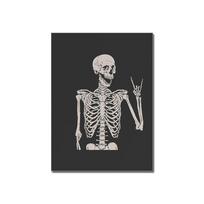 Boho Witch Poster Abstract Canvas Painting Hocus Pocus Halloween Art Print Nordic Crow Skull Wall Picture Living Room Home Decor 21cm×30cm NoFrame