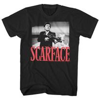 Filmo T-shirt Scarface Tony Montana Dideli Ginklai Mažas Draugas Vyriški T-shirt Mados Vyriški Drabužiai Pacino Gangsterių Filmo Grafiniai T-shirtai S