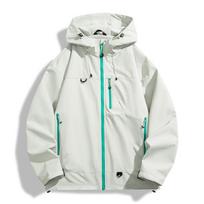 Waterproof Windbreaker Outdoor Sport Windproof Single-Layer Jacket Men Women Hiking Climbing Trekking Rain Coat M
