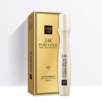 24K Gold Bright Roll-on Eyes Serum Drėkinamasis Vandens Rolling Eye Cream 15ml
