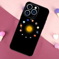 Space Planets Solar System Case For iPhone 16 15 Pro Max 11 12 13 Mini 14 15 Pro Max 16 Plus XR 16e Phone Back Cover iPhone 13Pro MAX