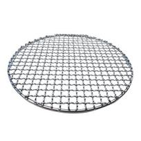 Apvali nerūdijančio plieno kepsninė, kepsninė, tinklelis, neprideganti kepsninė 15cm gray