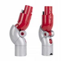 Adapter Kątowy Do Odkurzacza Dyson V7 V8 V10 V11 V15 | Regulacja 90° | Do Sprzątania Pod Meblami | Zamiennik Oem | Czerwono-Srebrny