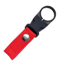 Webbing Water Bottle Holder Climbing Carabiner Belt Backpack Hanger Hooks Clip Multifunction Water Bottle Nylon Buckle Hook Clip beige