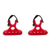 1Pair Inverted Design Clip-On Bike Handlebar Stand Bicycle Handlebar Clamp  Bike Maintenance oranžinė