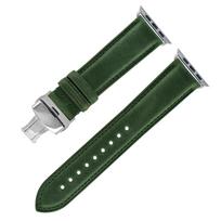 AppleWatch Strap Band Adjustable Breathable Smooth Cowhide Sport Cow Soft Comfortable Smartwatch Leather Smart Watch Bands 38/40/41mm