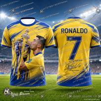 Ronaldo Fan Commemorative Football Shirt 2026 New Summer Casual Outdoor Sports Breathable Quick Dry T Shirt For Men S