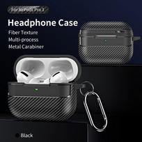 For AirPods 4 Case Carbon Fiber Texture Earphone Case Bluetooth Headset Cover Wireless Earphone Charging Box For AirPods Pro 3 2 1 AirPods 4 juoda