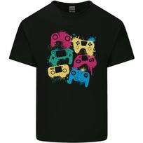 Joystick Art Gaming Gamer Controller Video Game Unisexs Light Cotton TShirt S