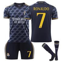 Real Madrid Ronaldo Vaikų Futbolo Marškinėliai Juodi Sporto Įranga 100-110 cm juoda