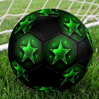 1PC Green Star Soccer Ball Size 5 Football Machine Sewn Indoor/Outdoor Universal Football Surprise Collection n71 Size 5