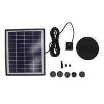 Solar Fountain Pump 5.0W Prevent Clogging Portable Easy to Clean Solar Water Pump Floating Fountain