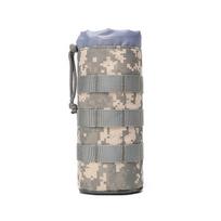 1000D Outdoor MOLLE Tactical Water Bottle Bag 1.5L Capacity for Mountaineering and Travel One Size