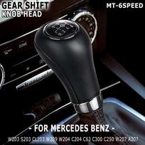 Odinis 6 pavarų perjungimo svirties rankenėlė Mercedes Benz C/E/GLK W203 W204 C300 W207 W212 E260 MT Odinio perjungimo svirties rankena Galvutė Gear Gaitor Boot