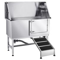Šunų maudymo vonia Vevor K2E01010 127x58x149.5cm cm, sidabrinės spalvos